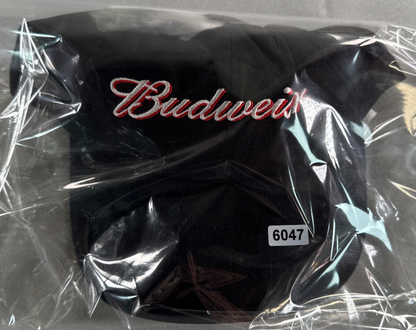 Budweiser vintage Baseball Cap Beer Hat Black Snapback Adjustable OSFA Logo One