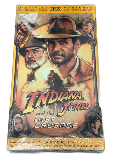 Paramount Indiana Jones VHS Box Set Trilogy Raiders Temple Doom Last Crusade Ark