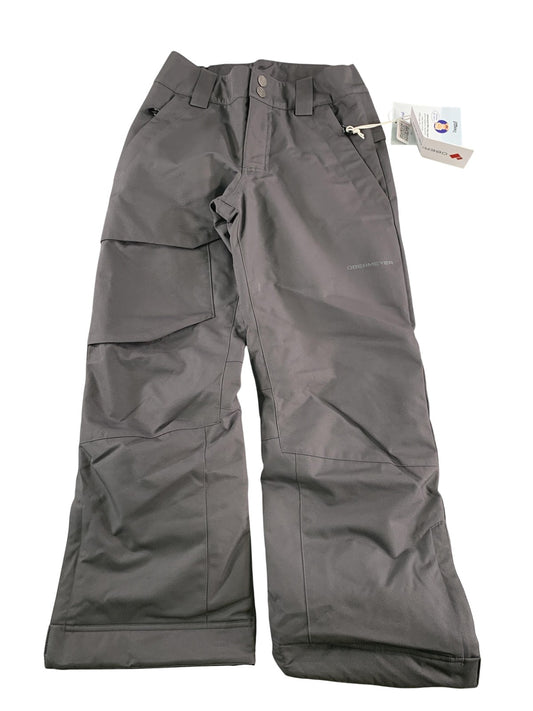 Obermeyer Brisk Snow Pants Youth Medium 10-12 Gray Basalt Waterproof Insulated