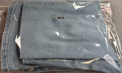 H&M Girls 13-14Y Flared Bootcut Jeans Light Wash Blue Stretch High Rise Denim