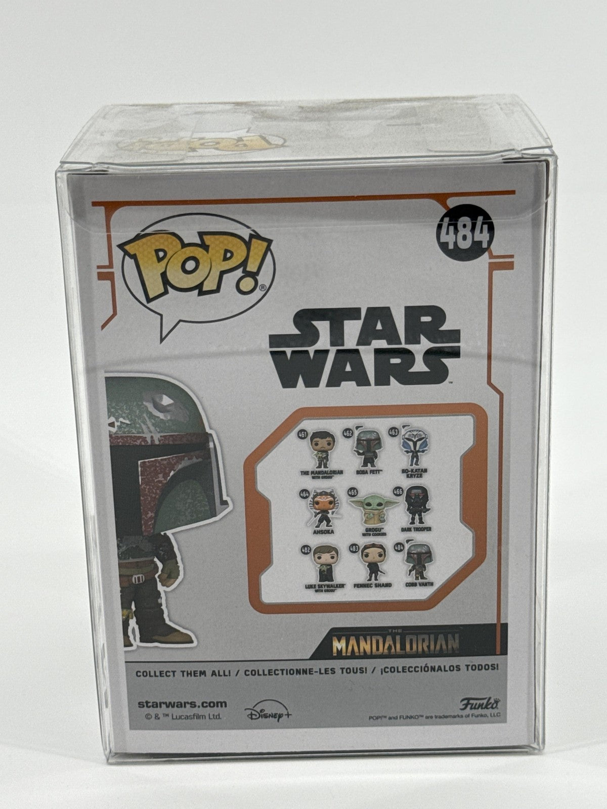 Funko Pop Star Wars Mandalorian Cobb Vanth 484 Bobblehead Figure Green New Box
