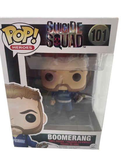 Funko Pop Heroes Suicide Squad Boomerang #101 Vinyl Figure Standard Blue DC