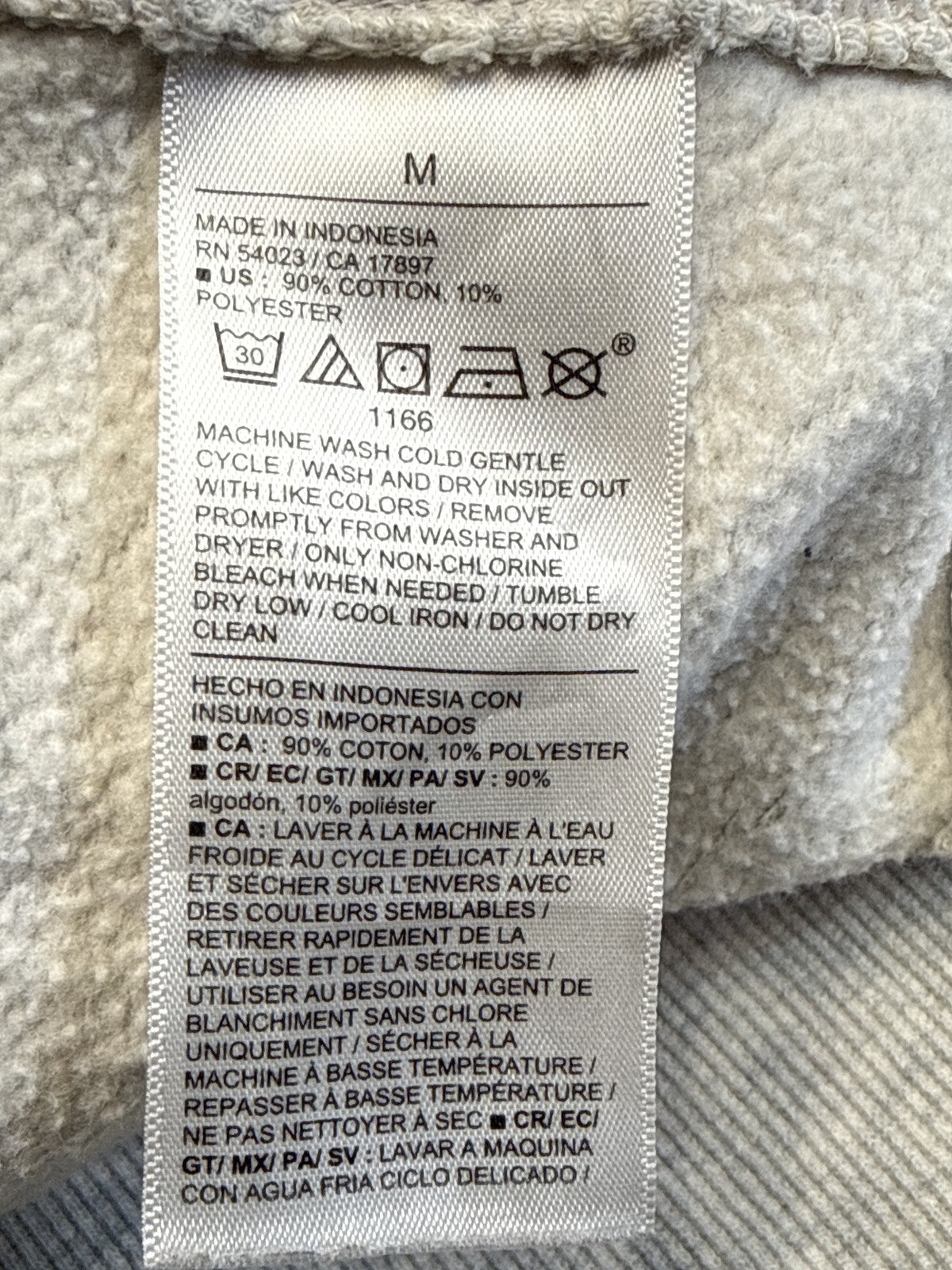 Old Navy Heather Sweatshirt M Gray Cotton Polyester Crewneck Long Sleeve Soft
