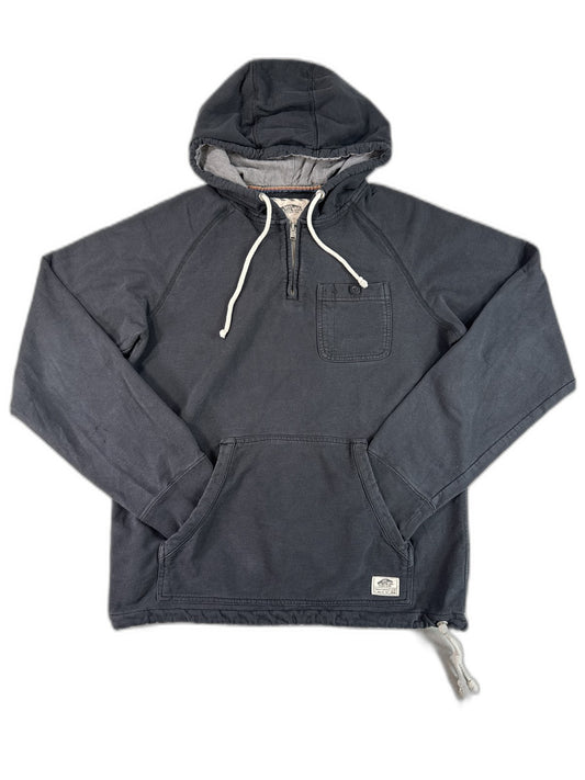 VANS Off Wall Black Pullover Hoodie S Cotton Blend Regular Fit Long Sleeve