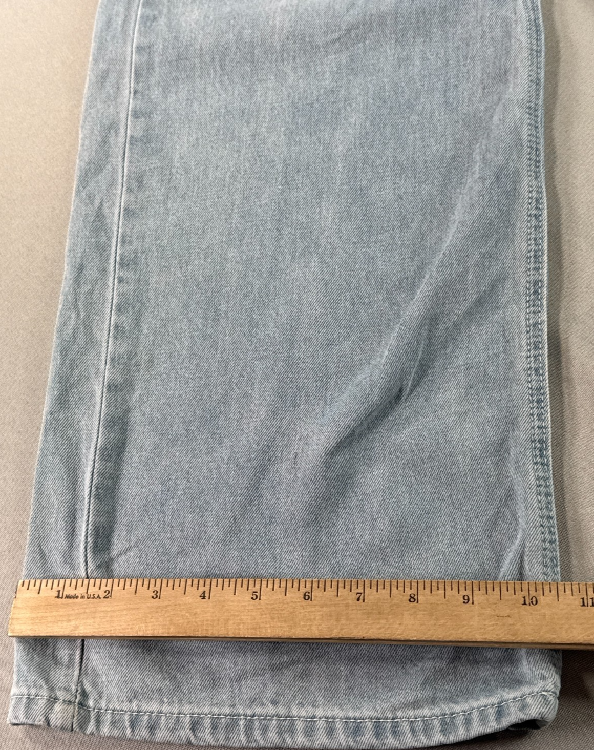 Air Space Lady S Wide Leg Jeans Light Wash High Rise Baggy Denim Y2K Boho