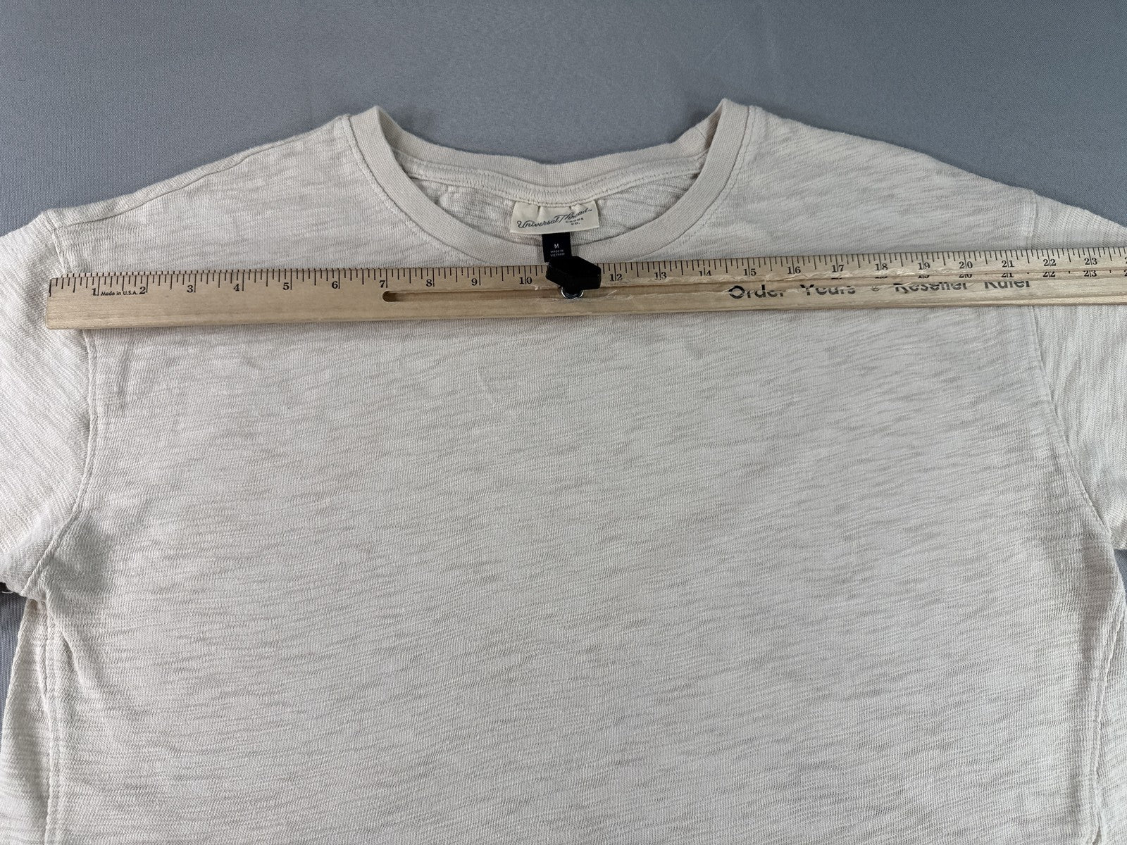 Universal Thread Short Sleeve Crewneck Tee Gray M Cotton Solid Unisex