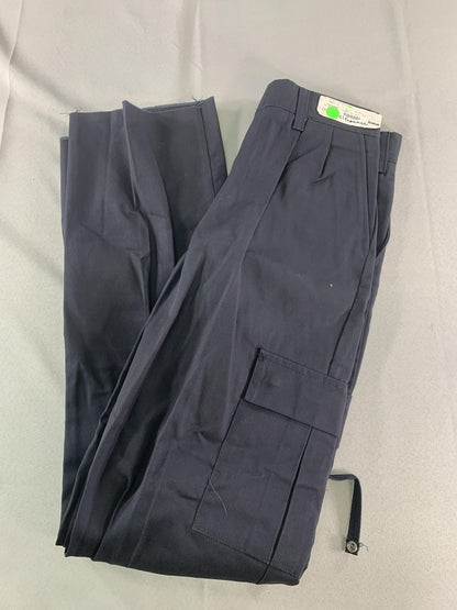 Topps EMT Pants Womens 8 Dark Navy Cargo Uniform Duty Work 65% Poly Cotton codes