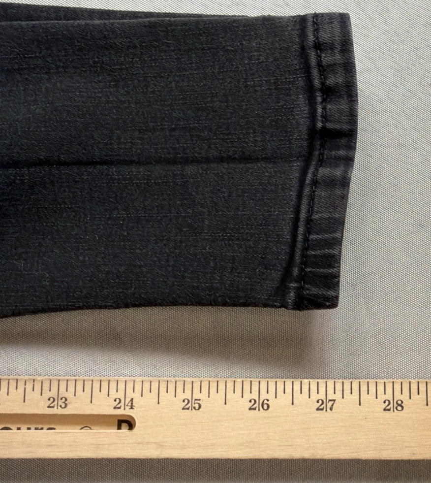 WAX Jean Los Angeles Womens 3/26 Gray Black Distressed Ripped Skinny Jeans NWT