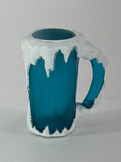 1984 Care Bears Professor Coldheart Mug Only Blue Icy Frosted Vintage Accessory