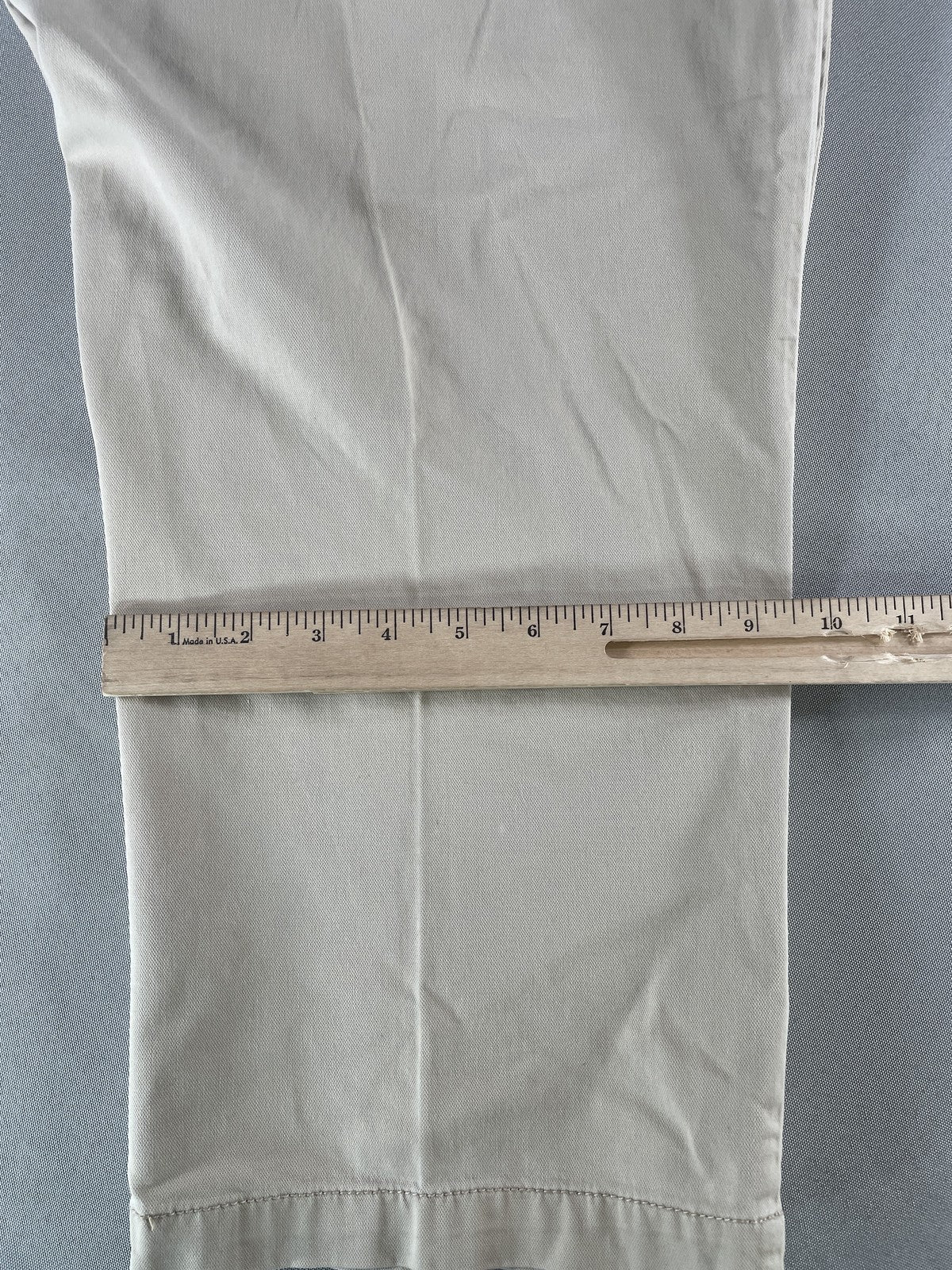 French Laundry Sport Pants Womens 12P Beige Cropped Stretch Casual Capri Cotton