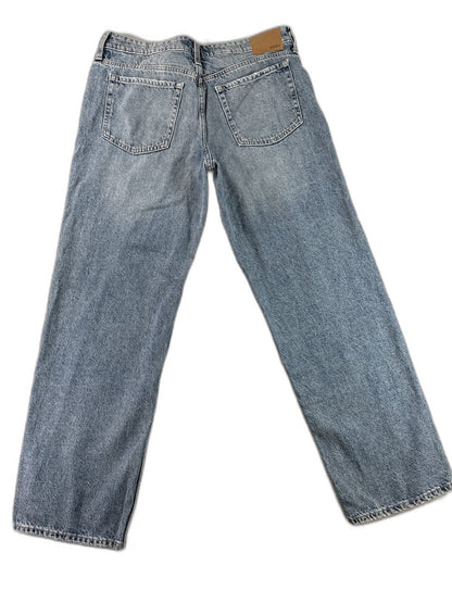 Aéropostale 90s High Rise Straight Leg Jeans 10 REG Womens REG Blue Denim Faded