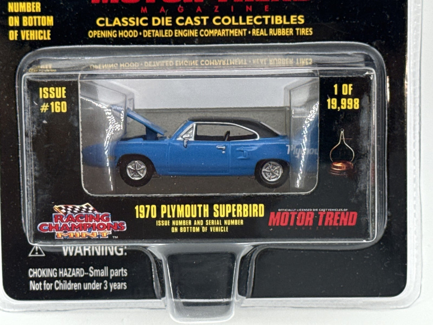 Racing Champions Mint Motor Dodge Super Bee Diecast Car 1:64 White Trend
