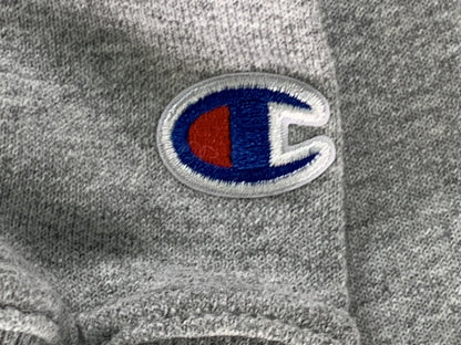 Champion Sweatshirt Mens 2XL Gray Oxford Script Logo Crewneck Fleece code Red