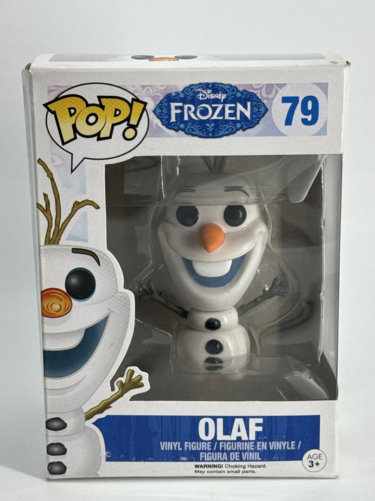 Funko Pop Olaf 79 Disney Frozen Vaulted Vinyl Figure 2014 Boxed Displayed Red