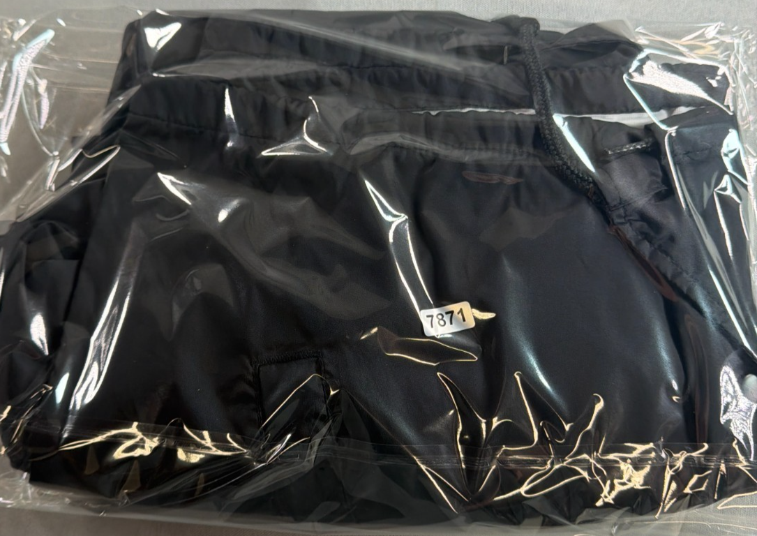 HUF Athletics Coaches Jacket Mens Small Black Nylon Windbreaker Snap Skate NWT