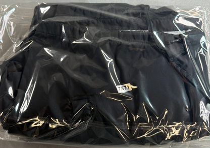HUF Athletics Coaches Jacket Mens Small Black Nylon Windbreaker Snap Skate NWT
