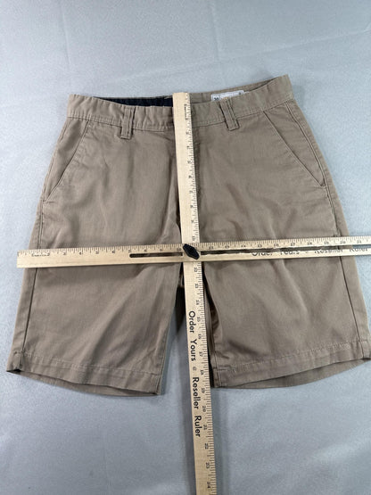 Men's Khaki Shorts 30 Cotton Blend Wear Classic Fit