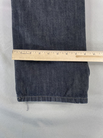 Freestyle Revolution Jeans Womens 22 Blue Bowie Sand Stretch Denim Straight Leg