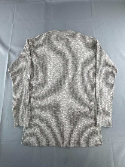 Abercrombie & Fitch Sweater Womens XXS Beige Soft A&F Collection Ribbed Knit New
