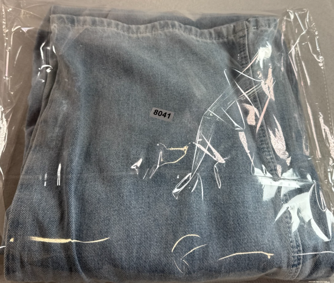 Air Space Lady S Wide Leg Jeans Light Wash High Rise Baggy Denim Y2K Boho
