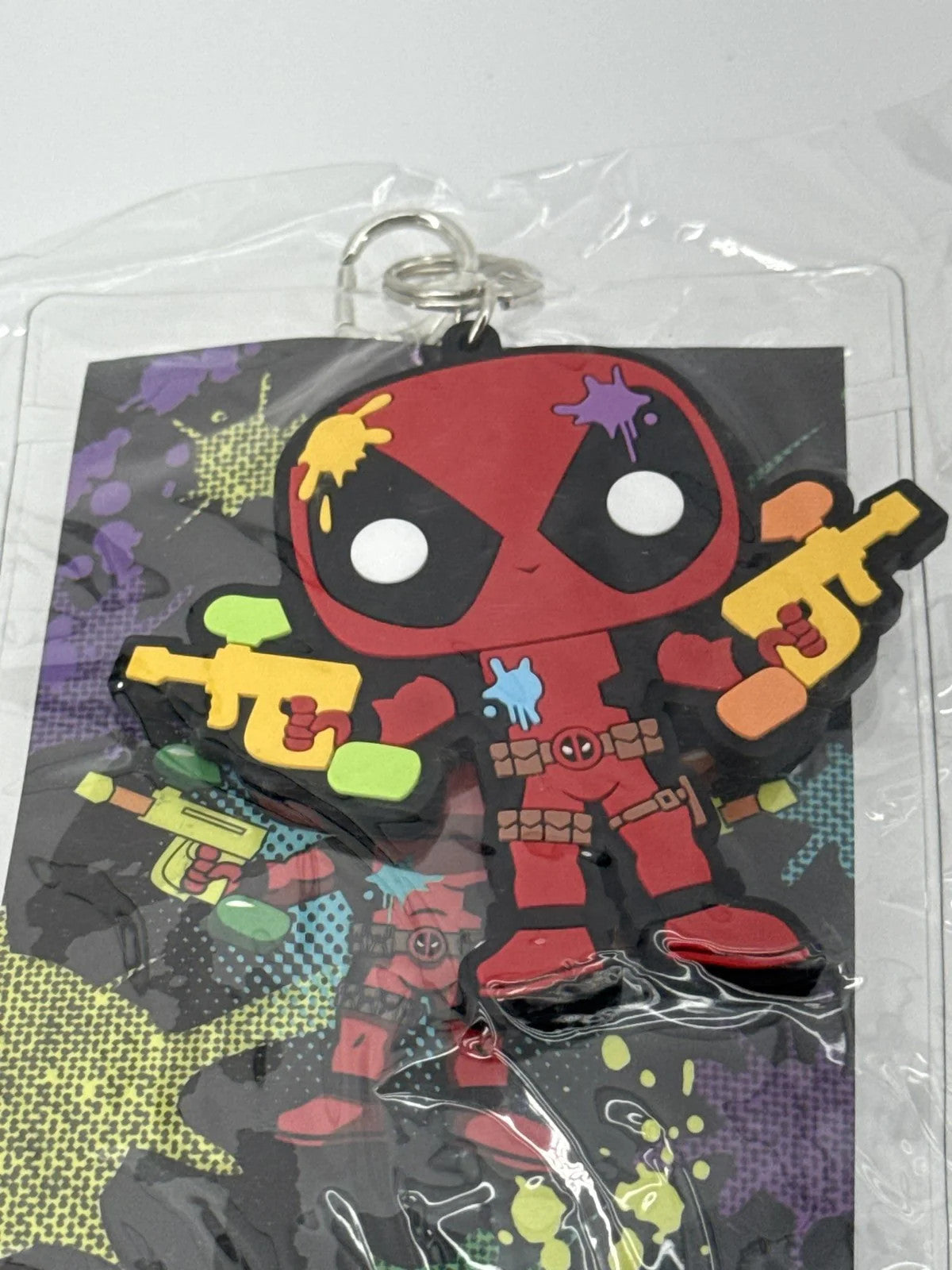 Funko Pocket Pop Keychain! Deadpool GameStop Lanyard Marvel Red Apparel Clothing