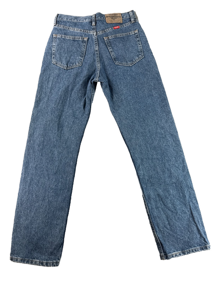 Wrangler Jeans Mens 29x30 Blue Regular Straight Leg Denim Medium Wash 100 Cotton