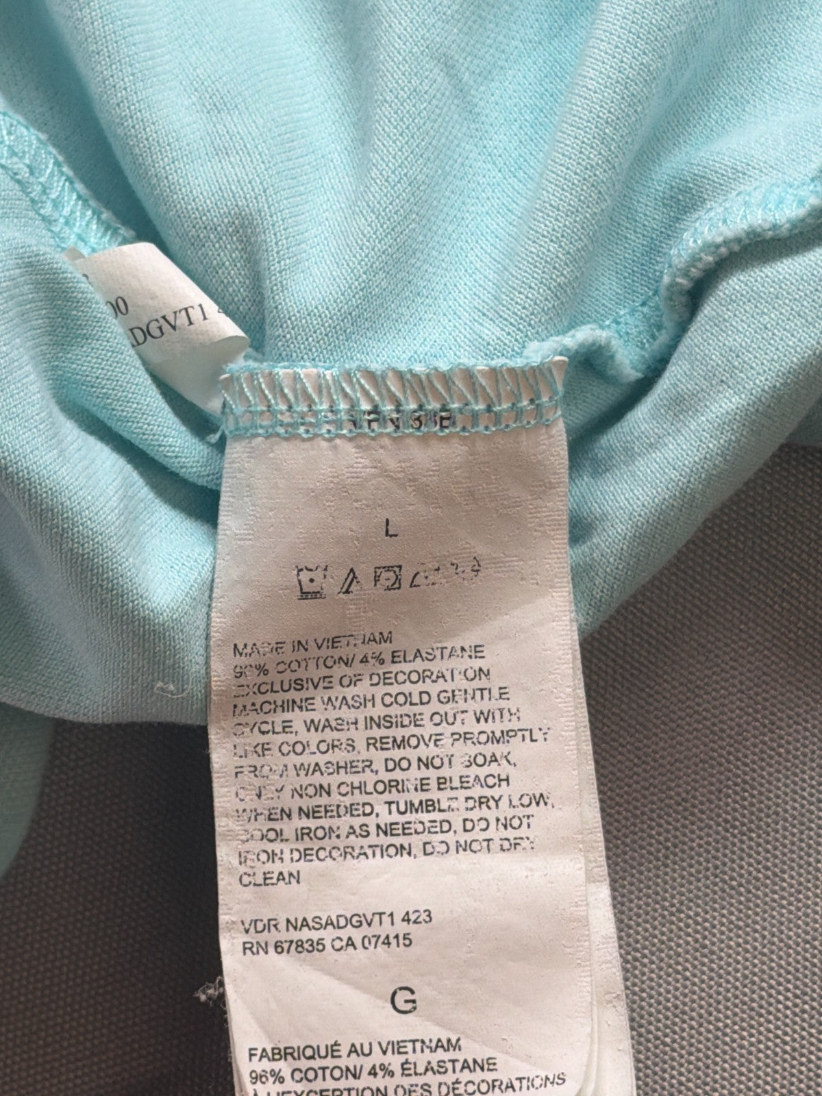 Nautica Performance Deck Shirt Polo Mens Large Mint Green Classic Fit Outdoor