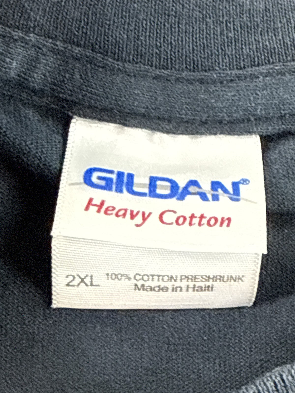 GILDAN Boston Music Graphic Tee 2XL Black 100% Cotton Preshrunk Vintage Rock Men