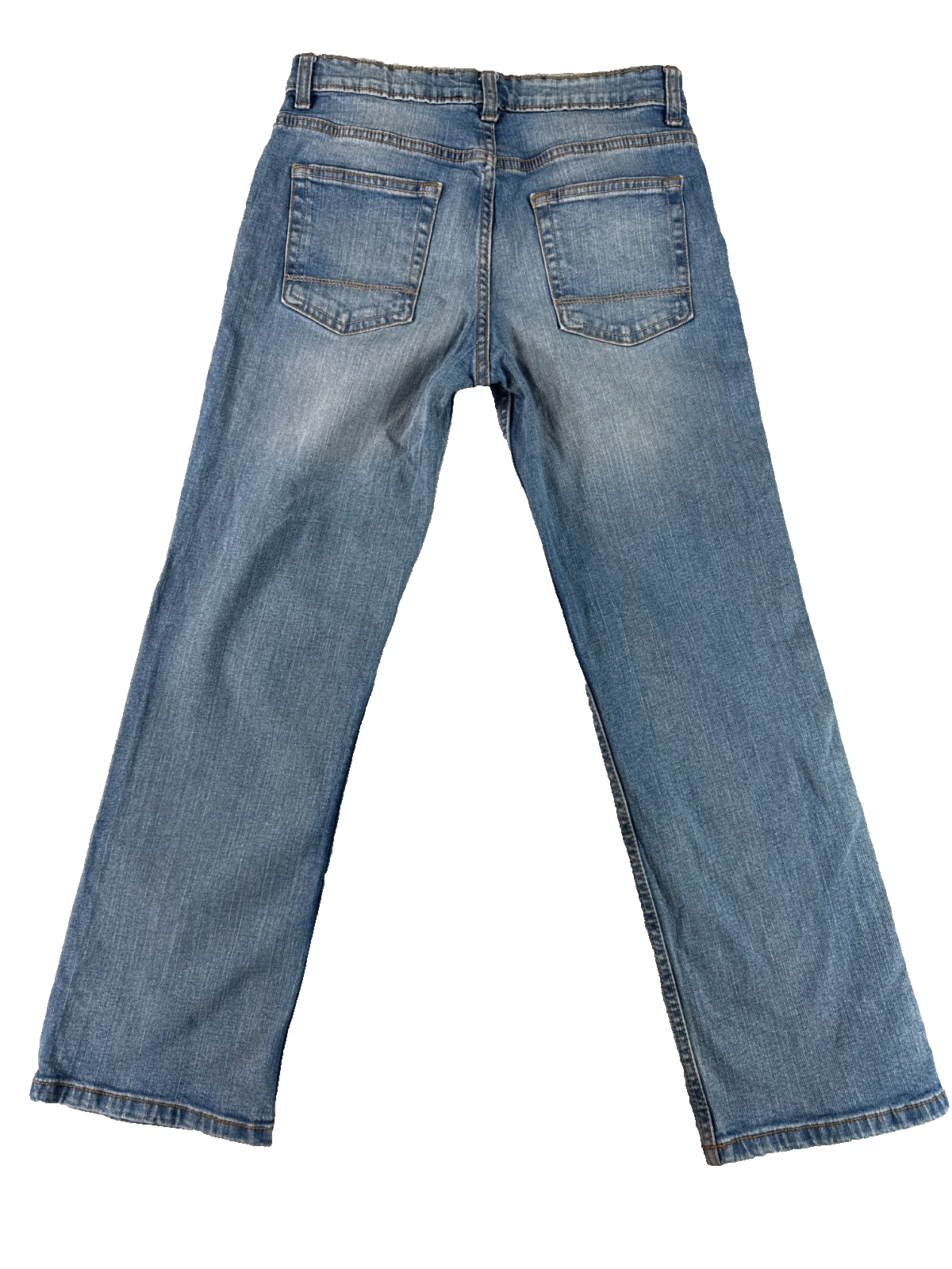 Cat & Jack Bootcut Jeans Girls 12 Stretch Adjustable Waist Blue Denim Pants