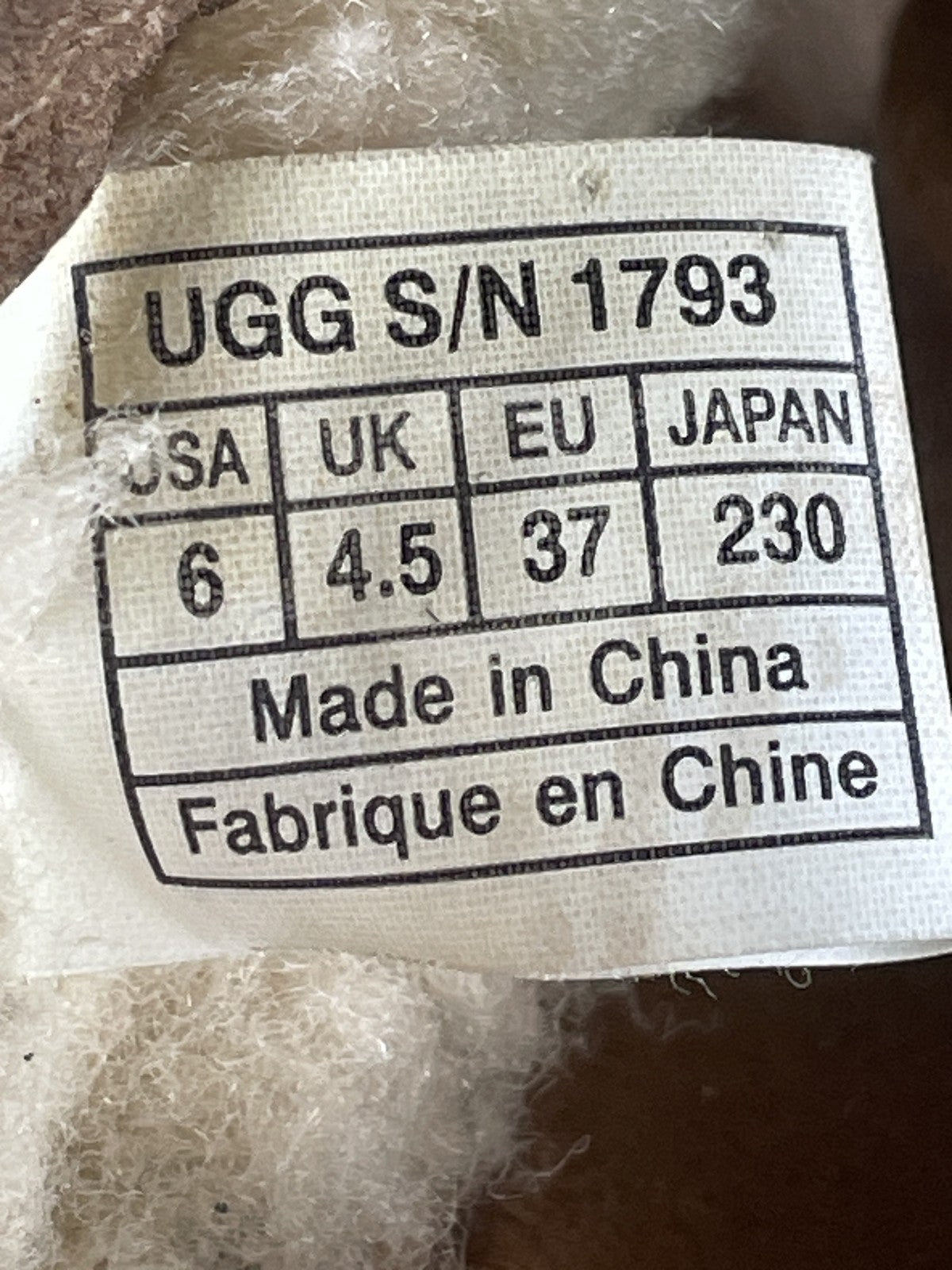UGG Australia Shoes Womens Size 6 Shearling Slide Sandals Leather Clogs 1793