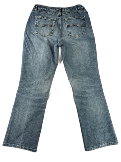 Caslon Straight Leg Jeans Womens 10 Blue Stretch Denim Mid Rise Cotton Spandex