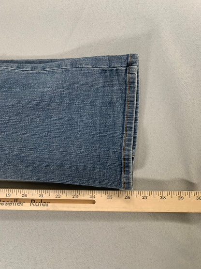 Guess Jeans Starlet Slim Bootcut Women 30x26 Blue Stretch Denim Mid Rise USA 138