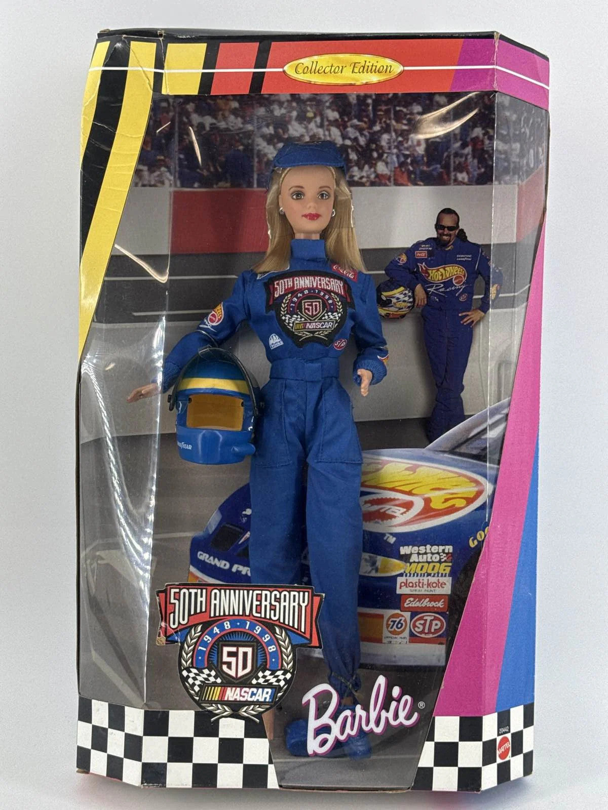 1998 Mattel Barbie NASCAR 50th Anniversary Collector Edition Doll #20442 number