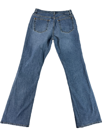 Old Navy Boot Cut Jeans Womens 2 Short Stretch Blue Denim Mid Rise Pants