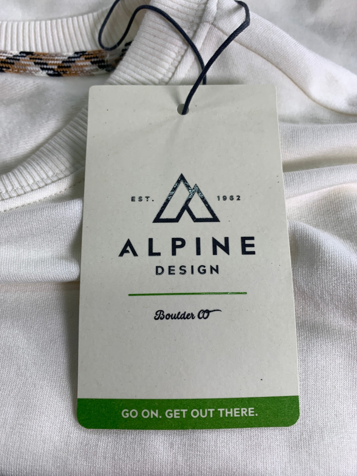 Alpine Design Women XXL Panorama Crew Bright White Modal Blend Long Sleeve Top