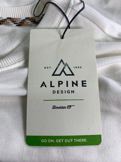Alpine Design Women XXL Panorama Crew Bright White Modal Blend Long Sleeve Top