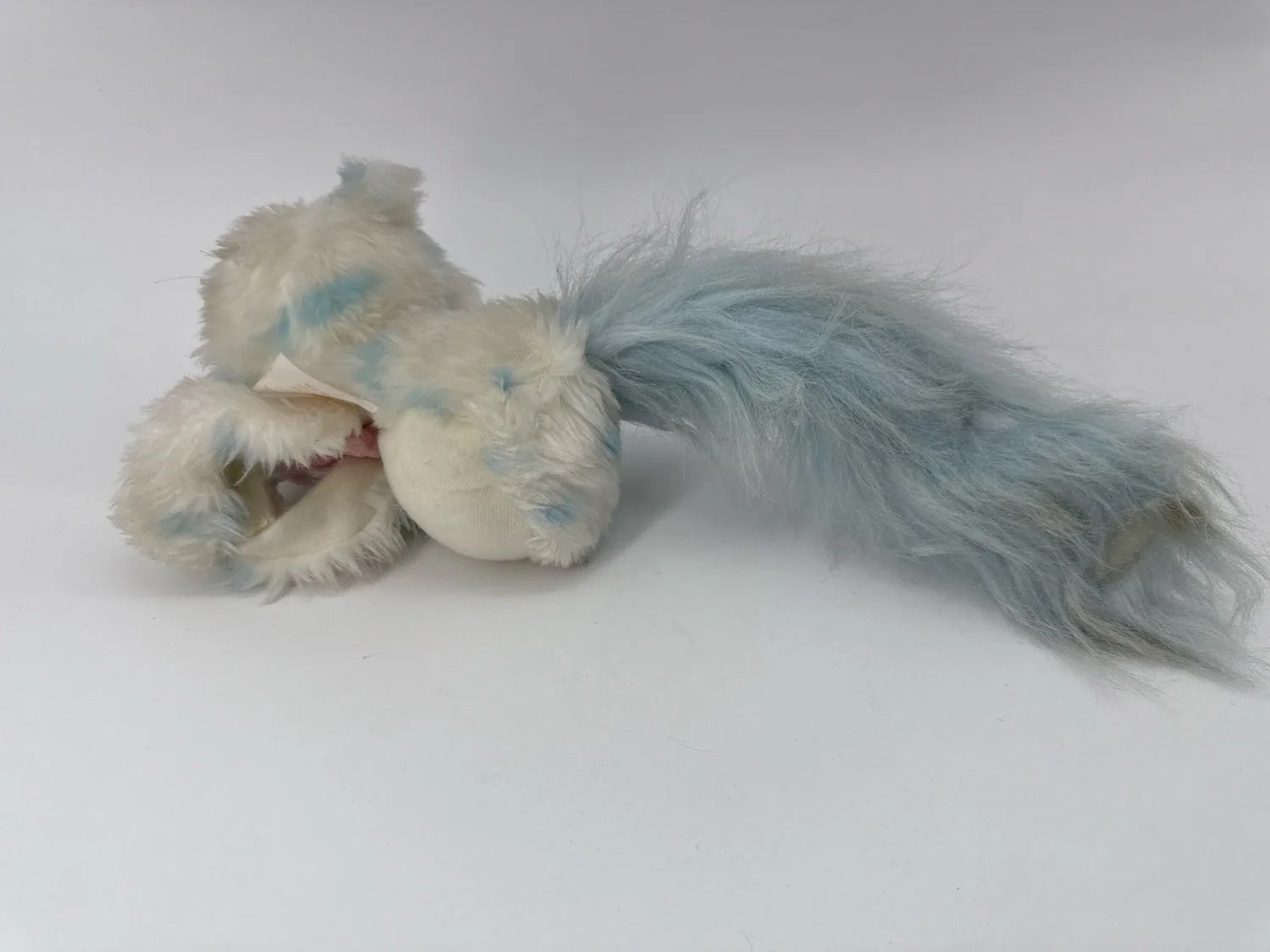 Kenner 1986 Furrever Friends Snowytail Kitten Cat White Blue Plush Unbranded NWT
