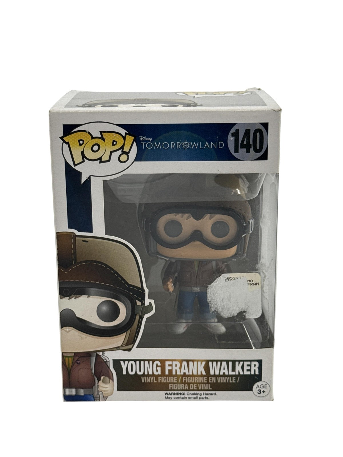 Funko Pop Disney Tomorrowland Young Frank Walker #140 Vinyl Figure Boxed Tan NWT