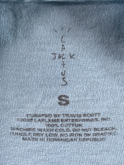 Cactus Jack Together Earth Day Environmental Graphic Print Tee S Blue 100%