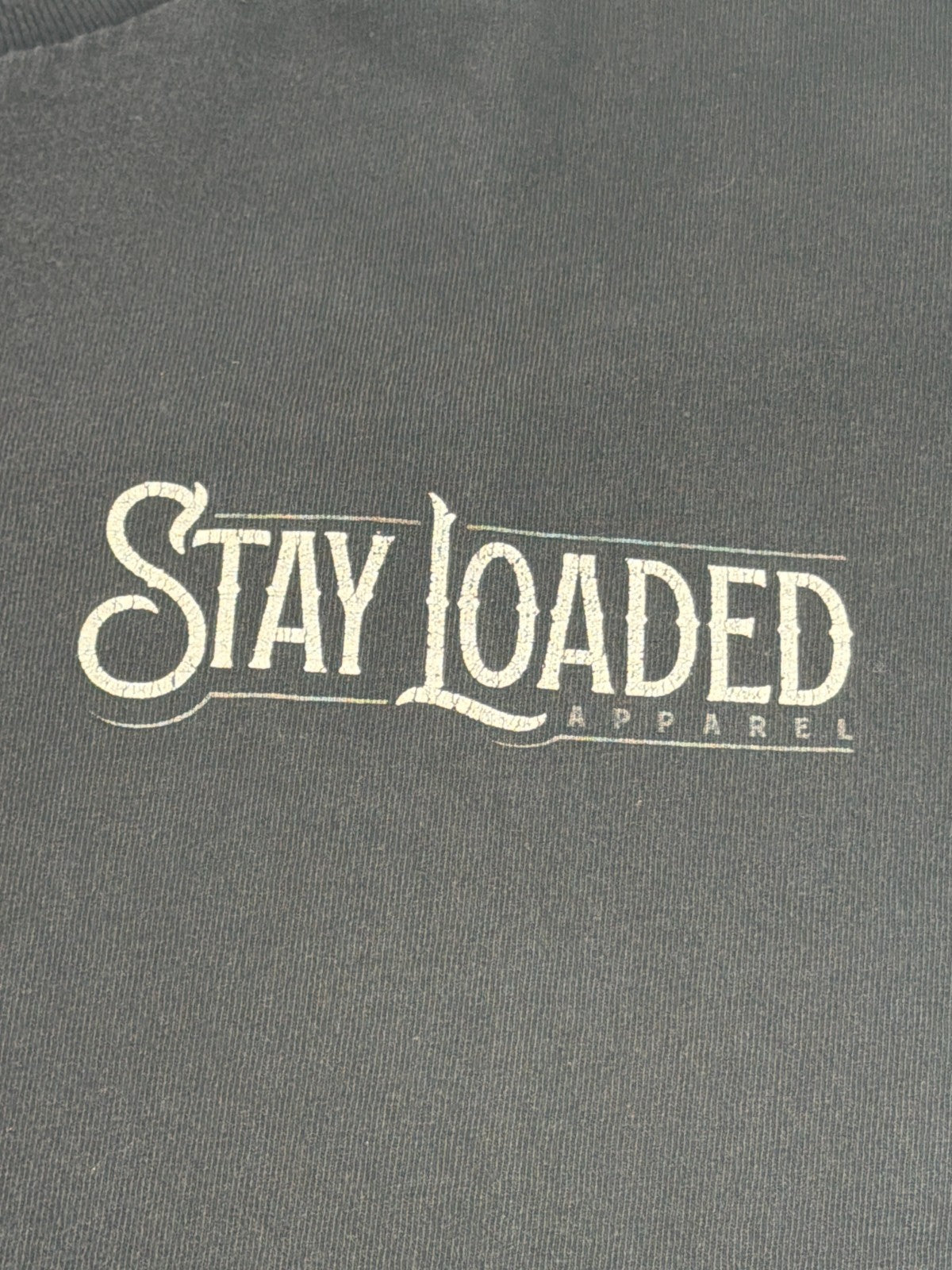 Stay Loaded Apparel Mens Medium Black Only 1% Of Us Big Rig Semi Truck Tshirt