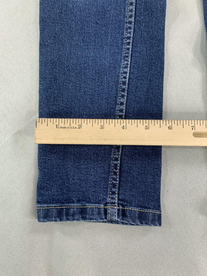 Hudson Jeans Womens 12 Blue Skinny Denim Stretch Mid Rise Classic Casual Black