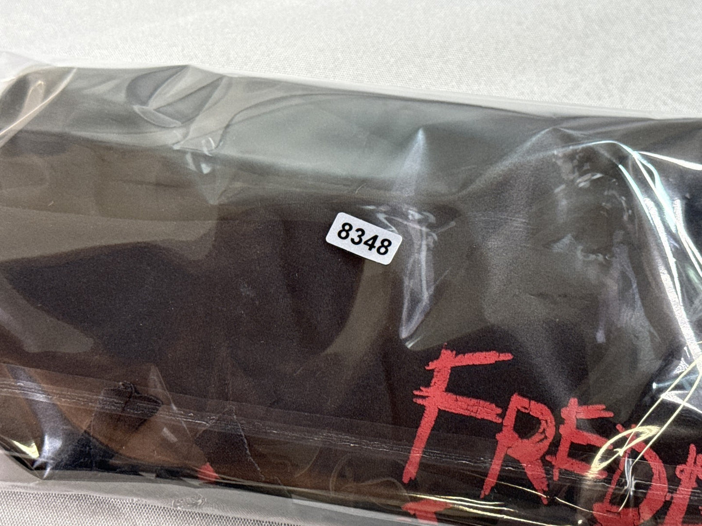 Nightmare on Elm Street Punk Leggings LG Women Black Graphic Fringe Elastic
