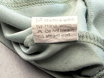 ANRABESS Half Zip Sweatshirt M Mint Green Long Sleeve Relaxed Fit Fleece
