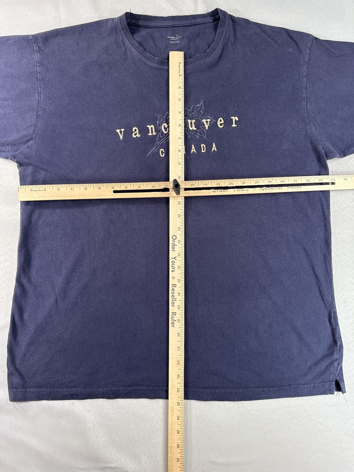 Canadian Spirit Collection Vancouver Travel Graphic Tee XXL XXL/XGG Navy Blue