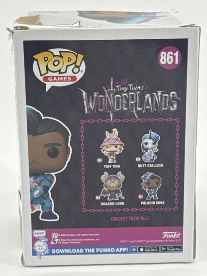 Funko Pop Games Tiny Tina's Wonderlands Paladin Mike 861 Vinyl Figure Boxed