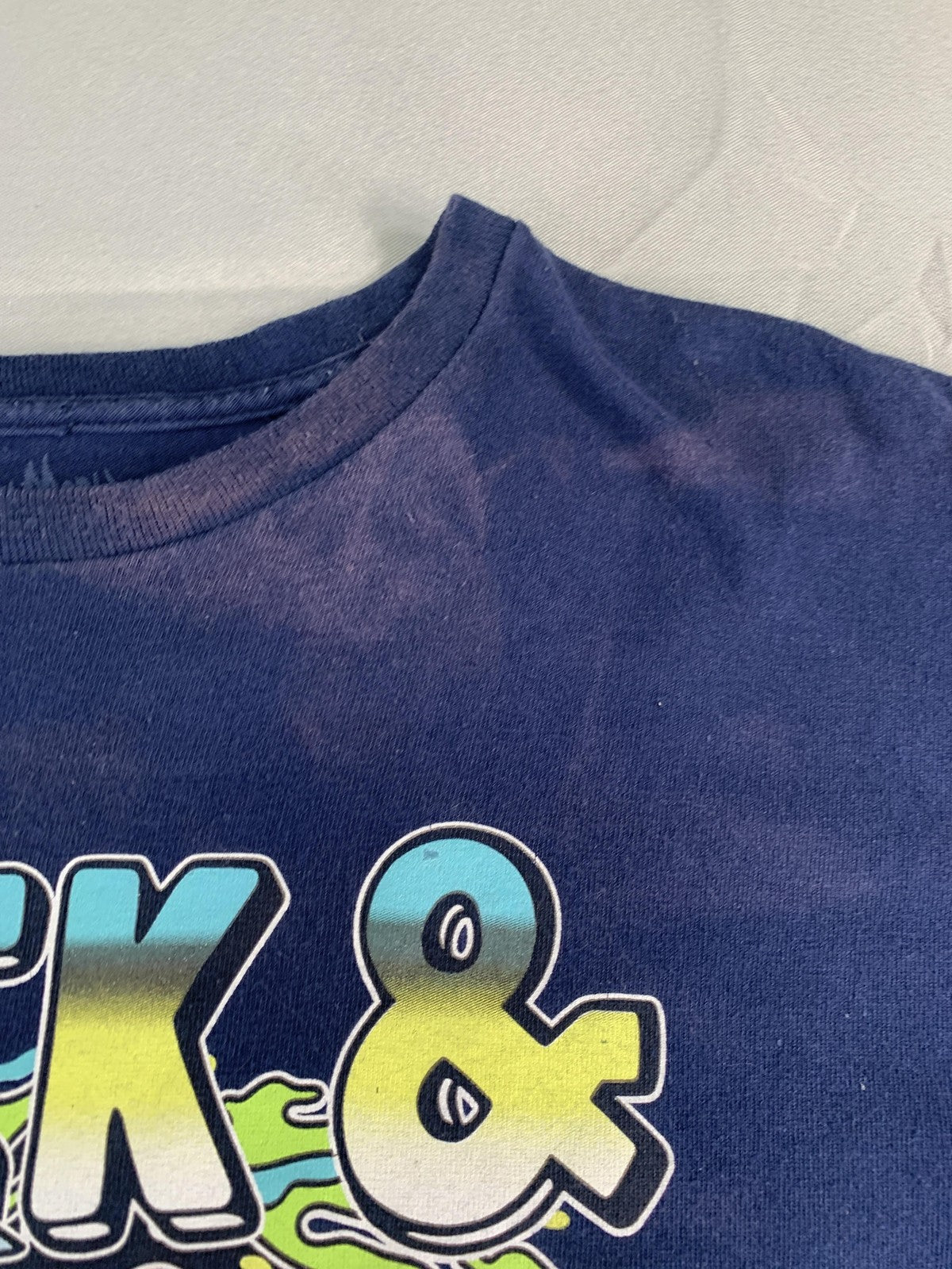 Rick and Morty Shirt Mens XL Blue Cartoon Graphic Tee Adult Portal Comedy Show