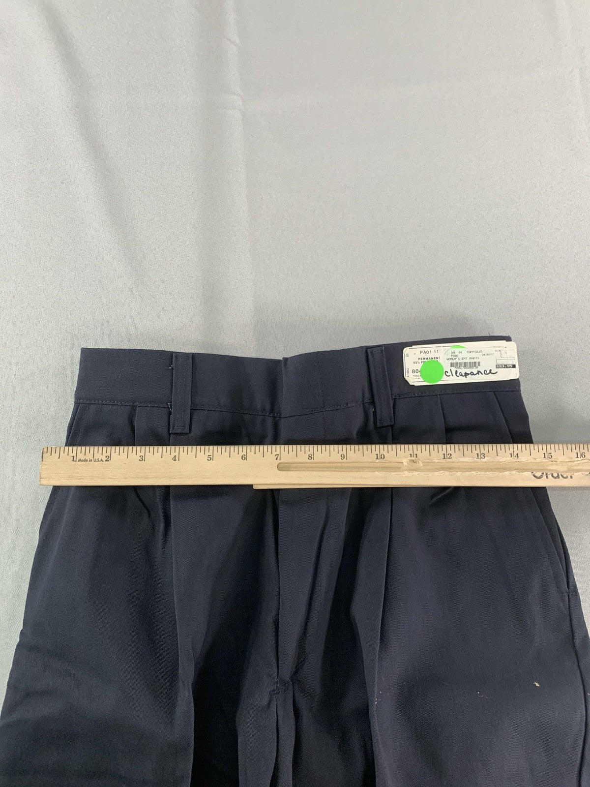 Topps EMT Pants Womens 8 Dark Navy Cargo Uniform Duty Work 65% Poly Cotton codes
