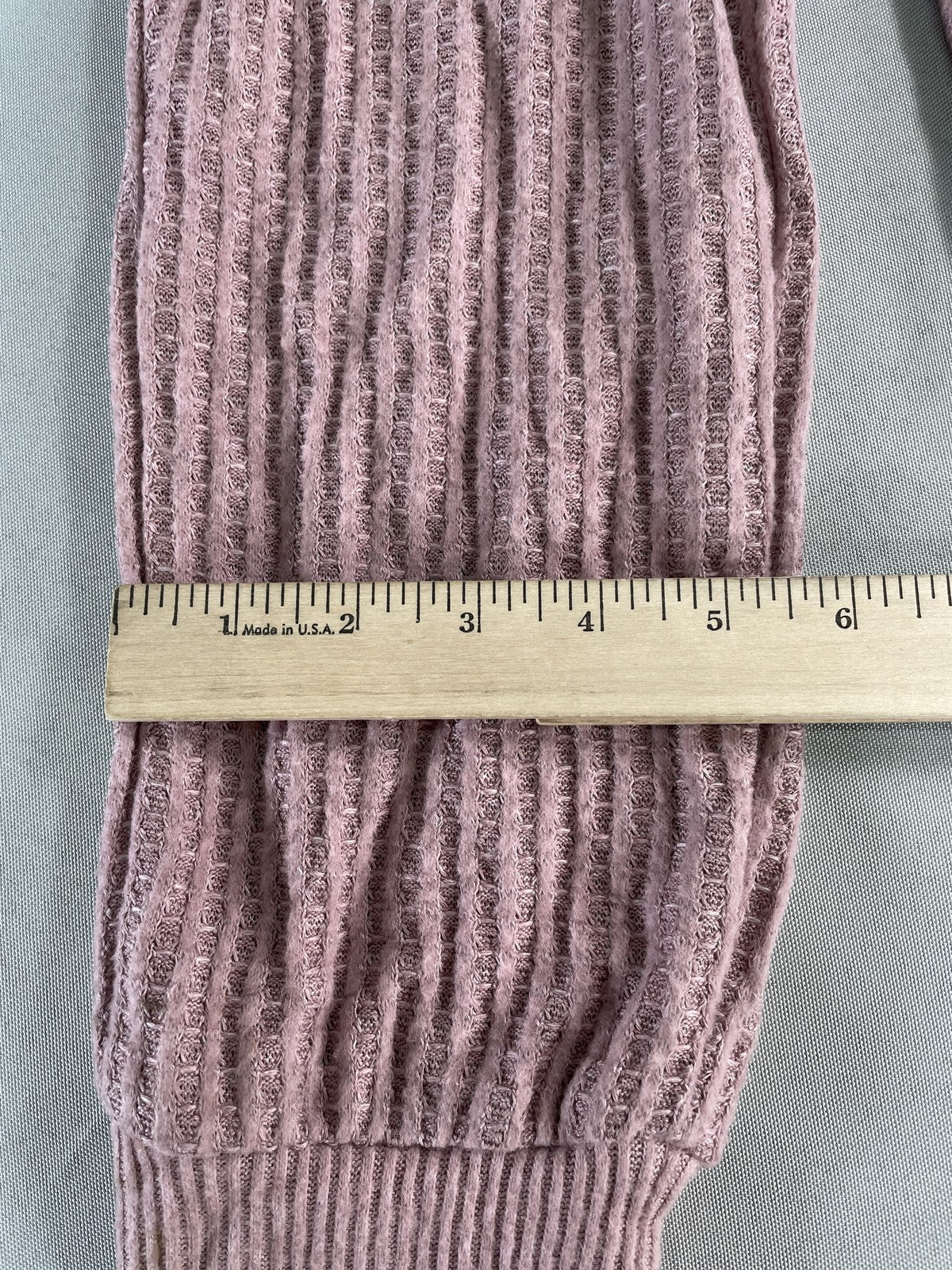 Cozie by Pink Rose Pants Womens Small Lilac Mauve Marled Waffle Knit Lounge