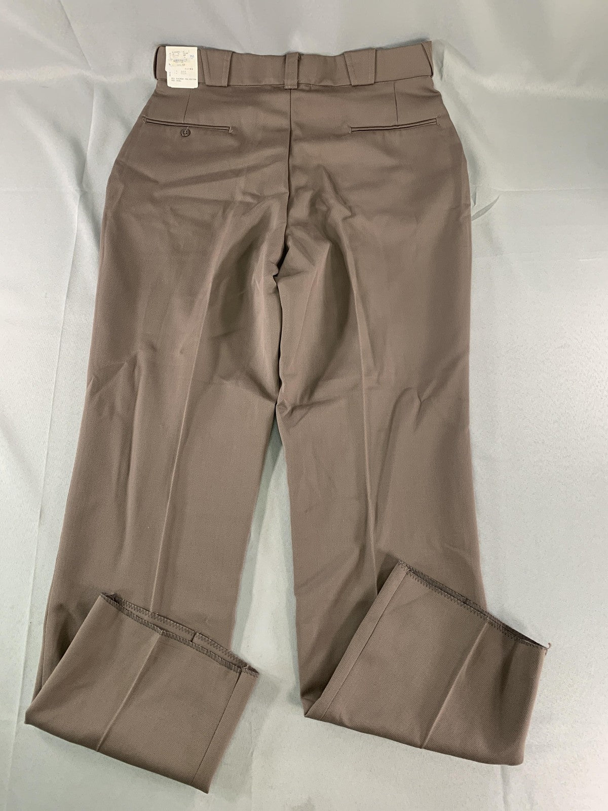 Flying Cross Pants Mens 18 Regular Brown Wool Blend Uniform Dress Made USA on