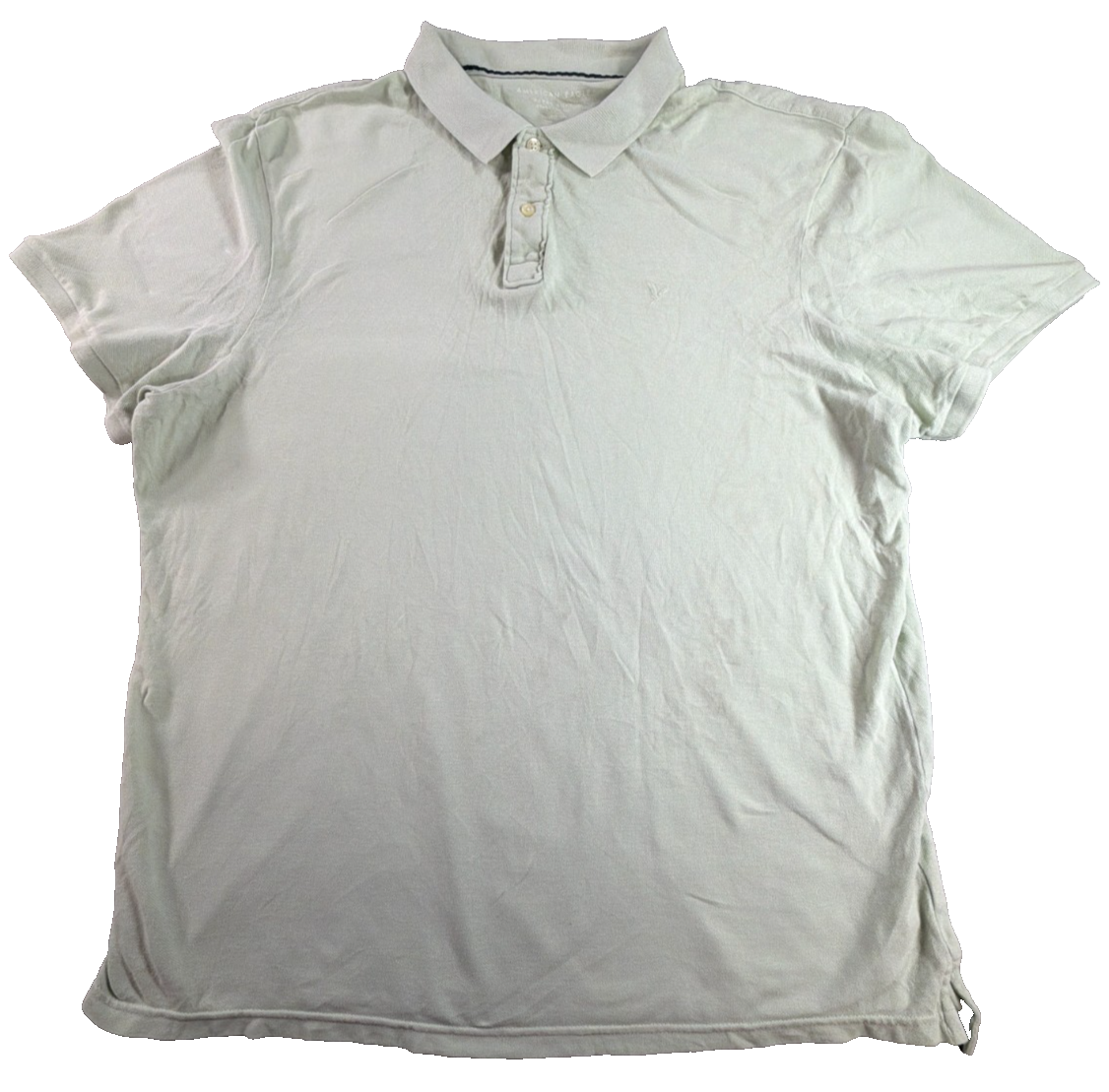 American Eagle Outfitters Super Soft Polo Shirt Mens XL Mint Green 100% Cotton